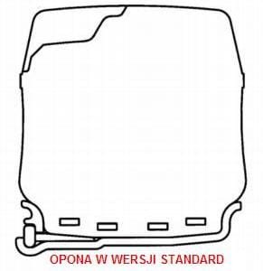 Opona superelastyczna Continental SC20 6.50-10 SIT schemat przekroju