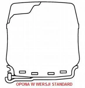 Opona superelastyczna Continental SC20 7.00-15 SIT schemat przekroju