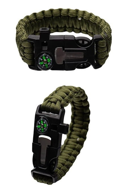 Bransoletka taktyczna survivalowa linka paracord