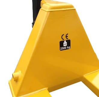 Wózek paletowy długi korpus 1500mm widok z góry