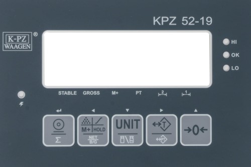 Panel sterujący KPZ 52-19 do wózków z wagą KPZ