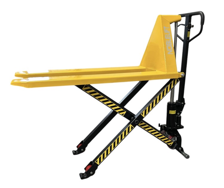 Wózek paletowy nożycowy HL15 1150mm podniesiony
