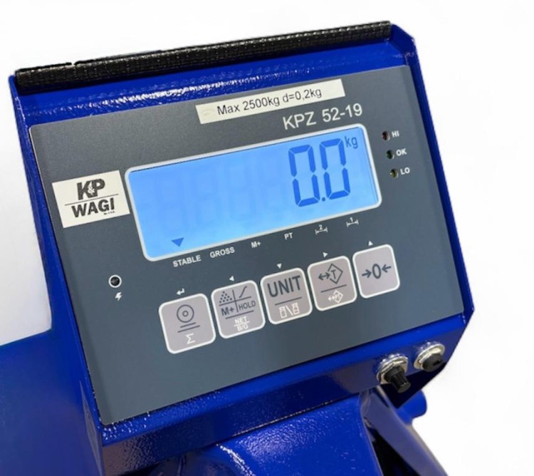 panel do wózka paletowego z wagą KPZ-71-9X
