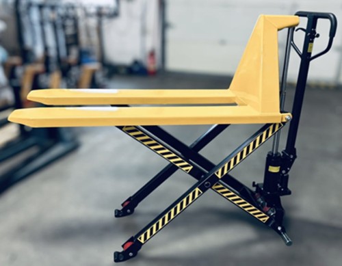 Wózek paletowy nożycowy HL10 agregat i mechanizm podnoszenia