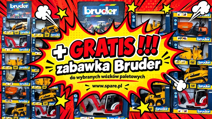 gratisowy produkt zabawka do wozka paletowego