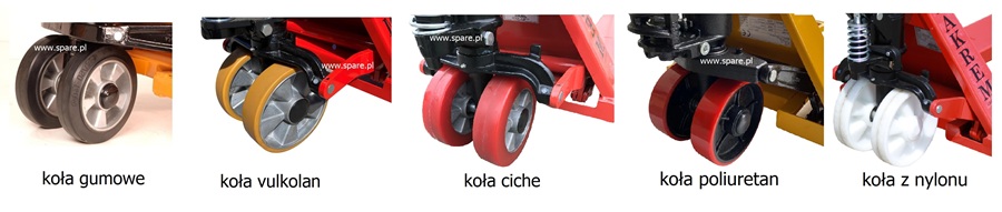 rodzaje kol w paleciakach