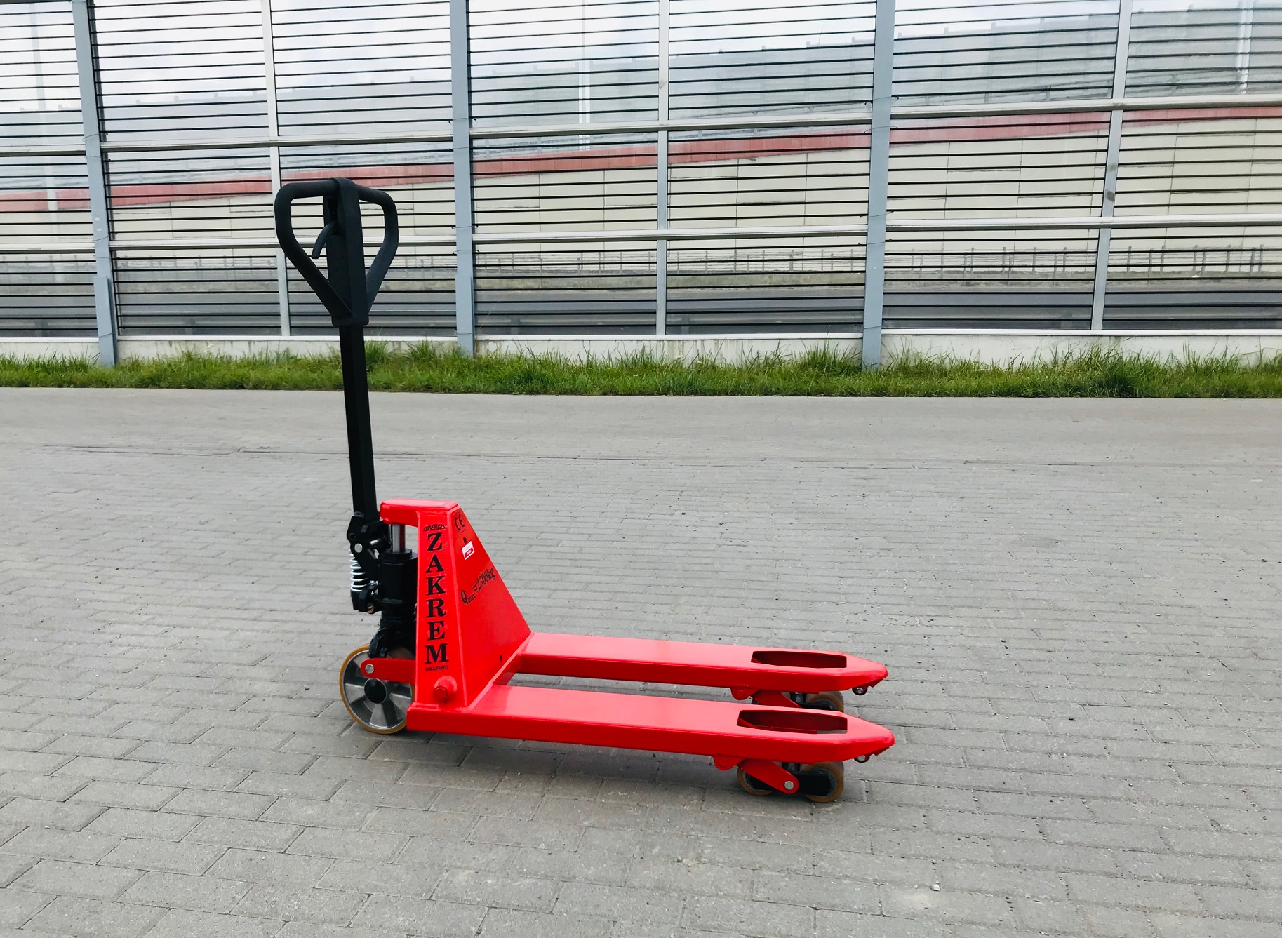 wózek paletowy z krótkimi widłami 800mm